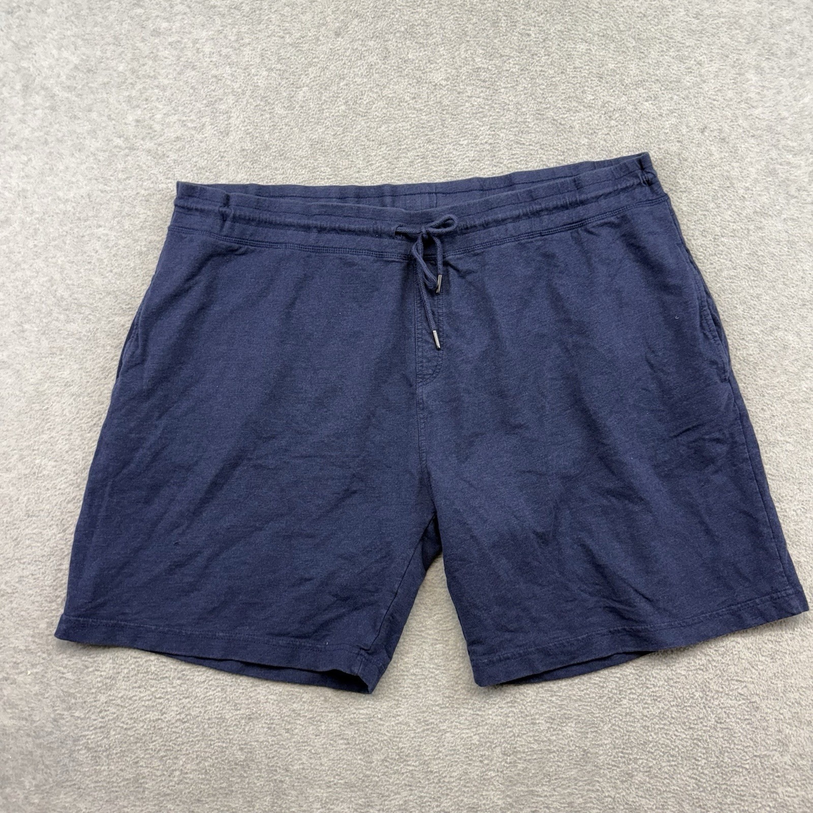 Peter Millar Shorts Mens M Navy Blue Lava Wash Garment Dyed Lounge Athletic 6"